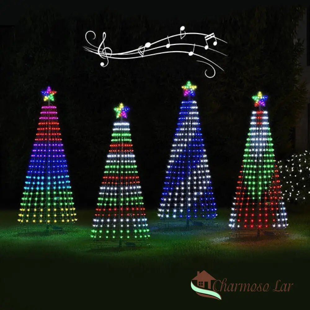 Led Para Árvore De Natal Charmosolar