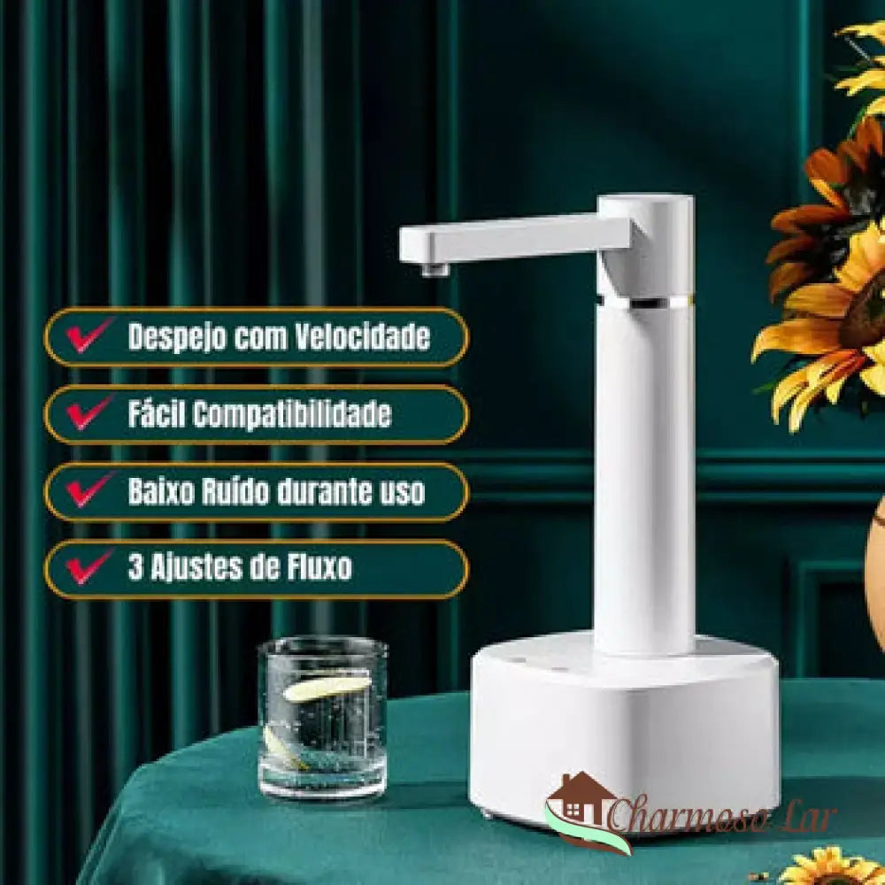 Bebedouro Elétrico E Bomba De Água Mesa Charmosolar