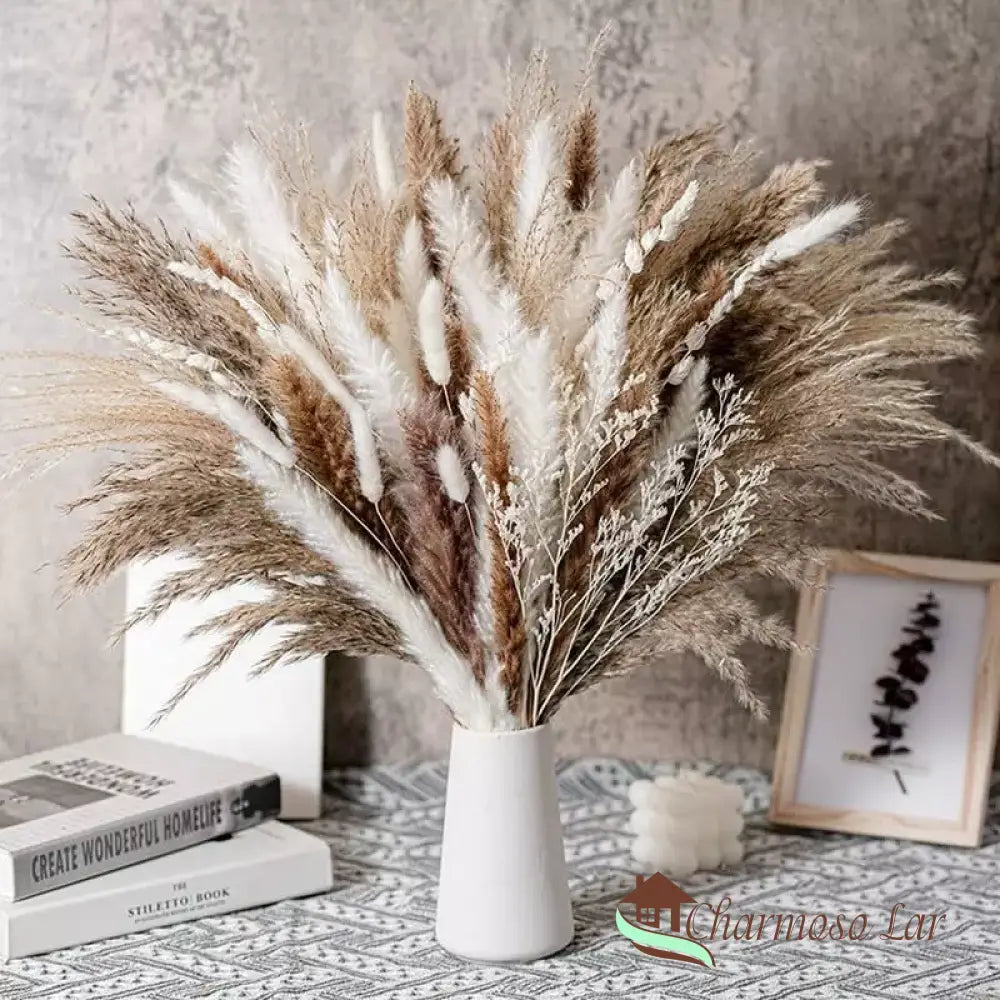 Buquê Capim dos Pampas Decorativo CharmosoLar1