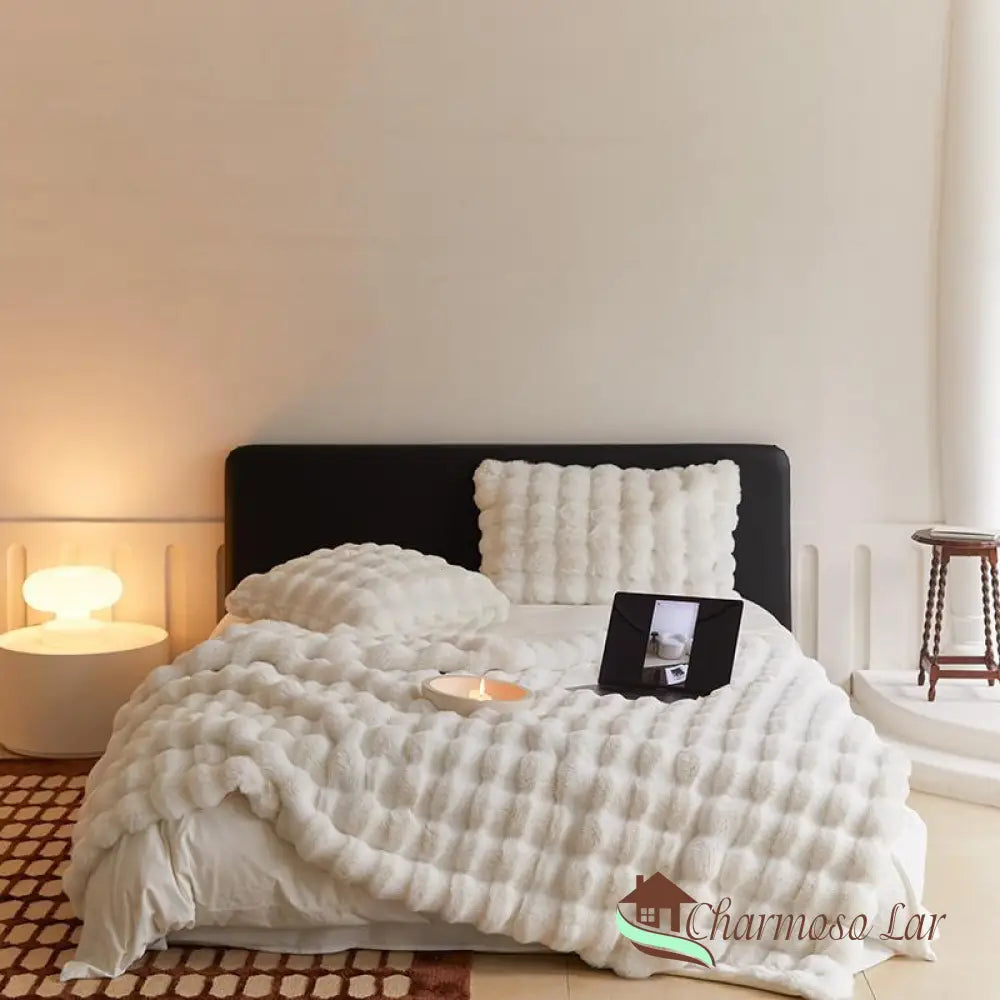 Coberdrom de Pelúcia [2 Fronhas de Brinde]