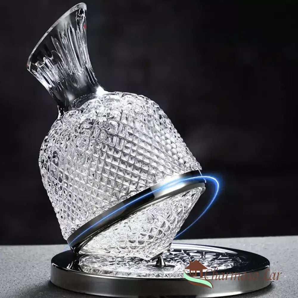 Decanter De Vinho Recipiente Vidro Cristal Decantador Polihousi