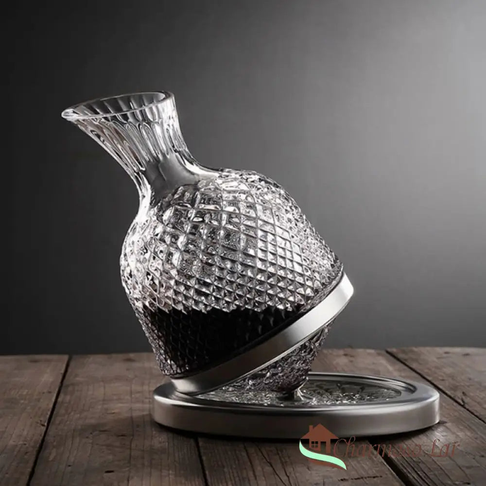 Decanter De Vinho Recipiente Vidro Cristal Decantador Polihousi