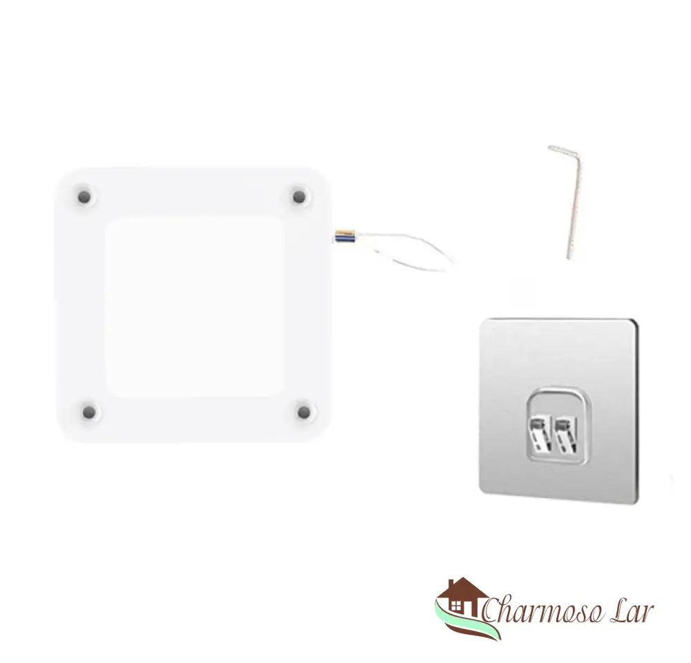 Fecho De Porta Automático Multifuncional Charmosolar Branco 1100G