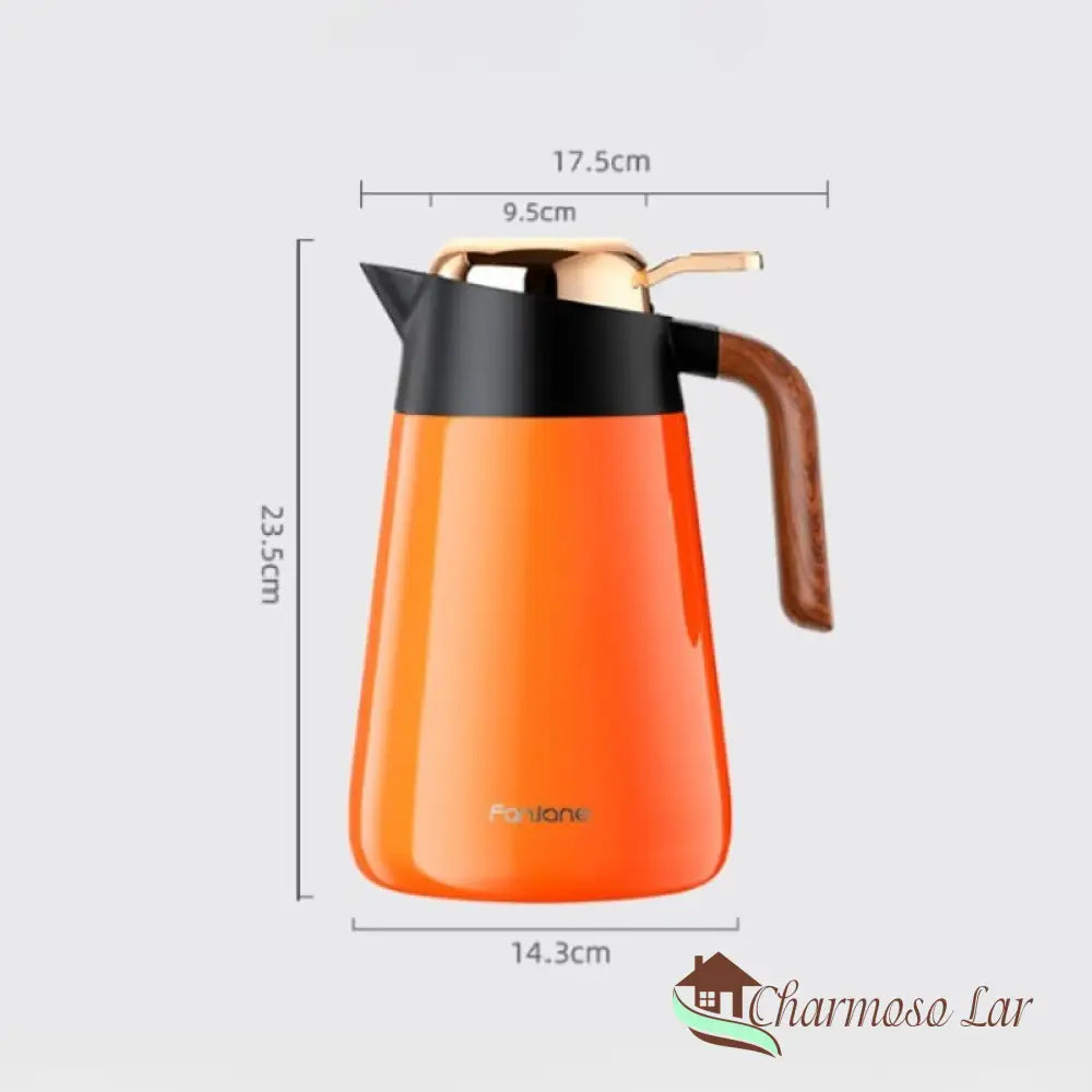 Garrafa Térmica De Café/Chá Inox 1.6L Charmosolar