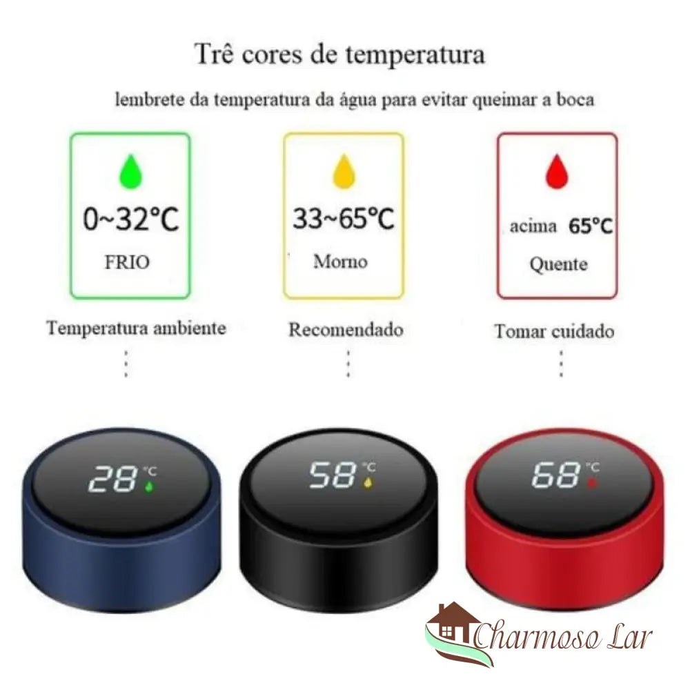 Garrafa Térmica Inteligente 500Ml Thermo Ultra Charmosolar