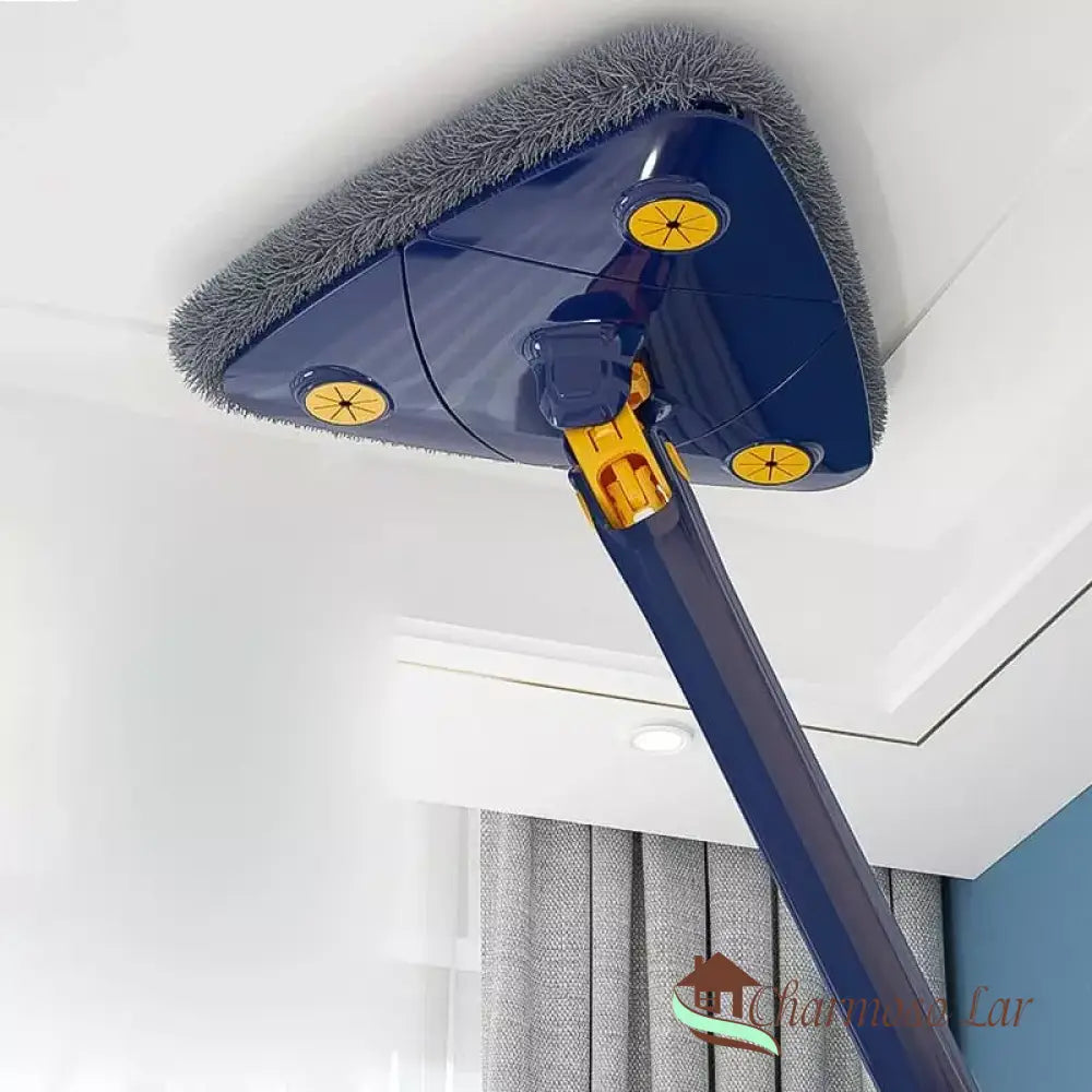 Giratório 360 Esfregão Mop De Limpeza Charmosolar Azul