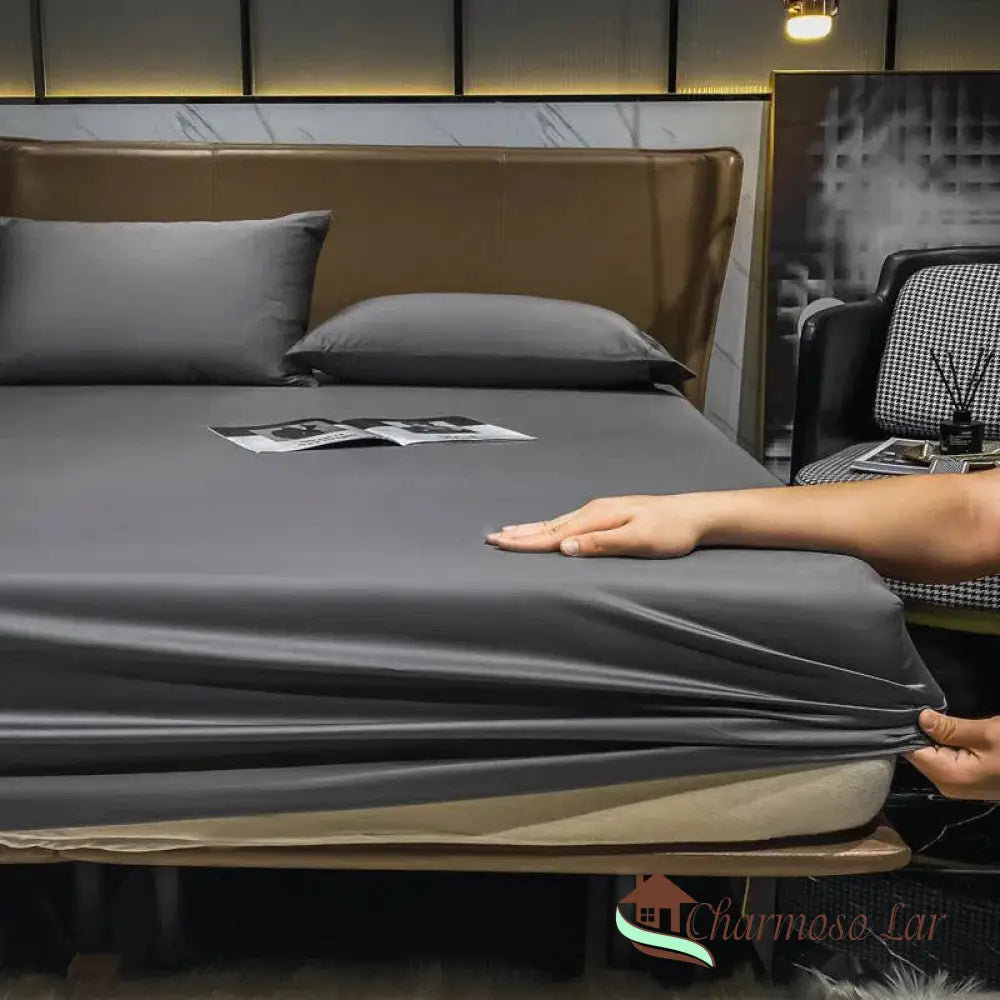 Lençol Algodão Egípcio Conjunto Sleep Confort Lençol 3