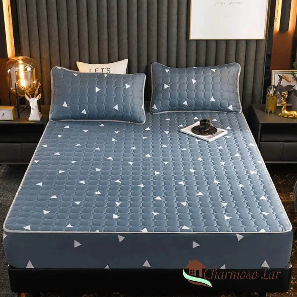 Conjunto Sleep Peace - Lençol e Fronhas 100% Microfibra Ultra Macia lençol 5