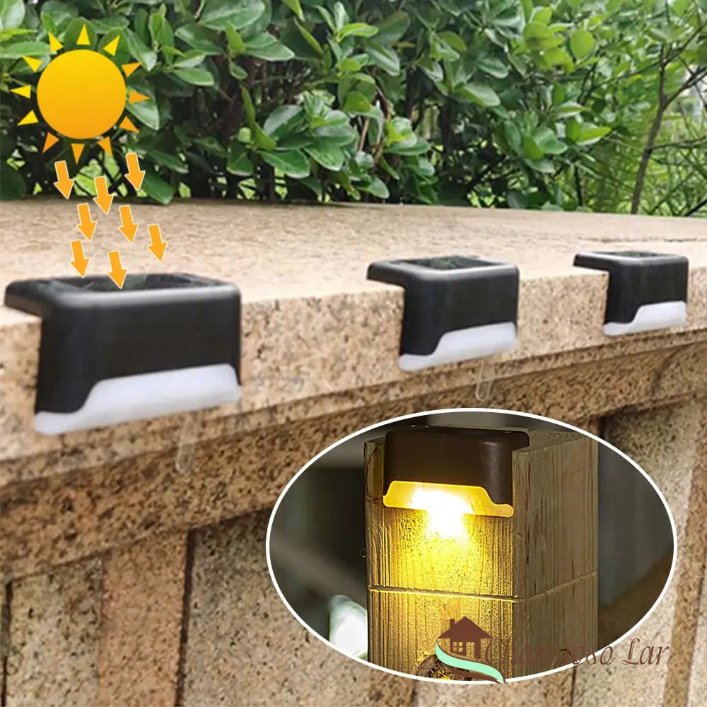 Luminária De Led Solar Para Jardim À Prova Dágua Charmosolar