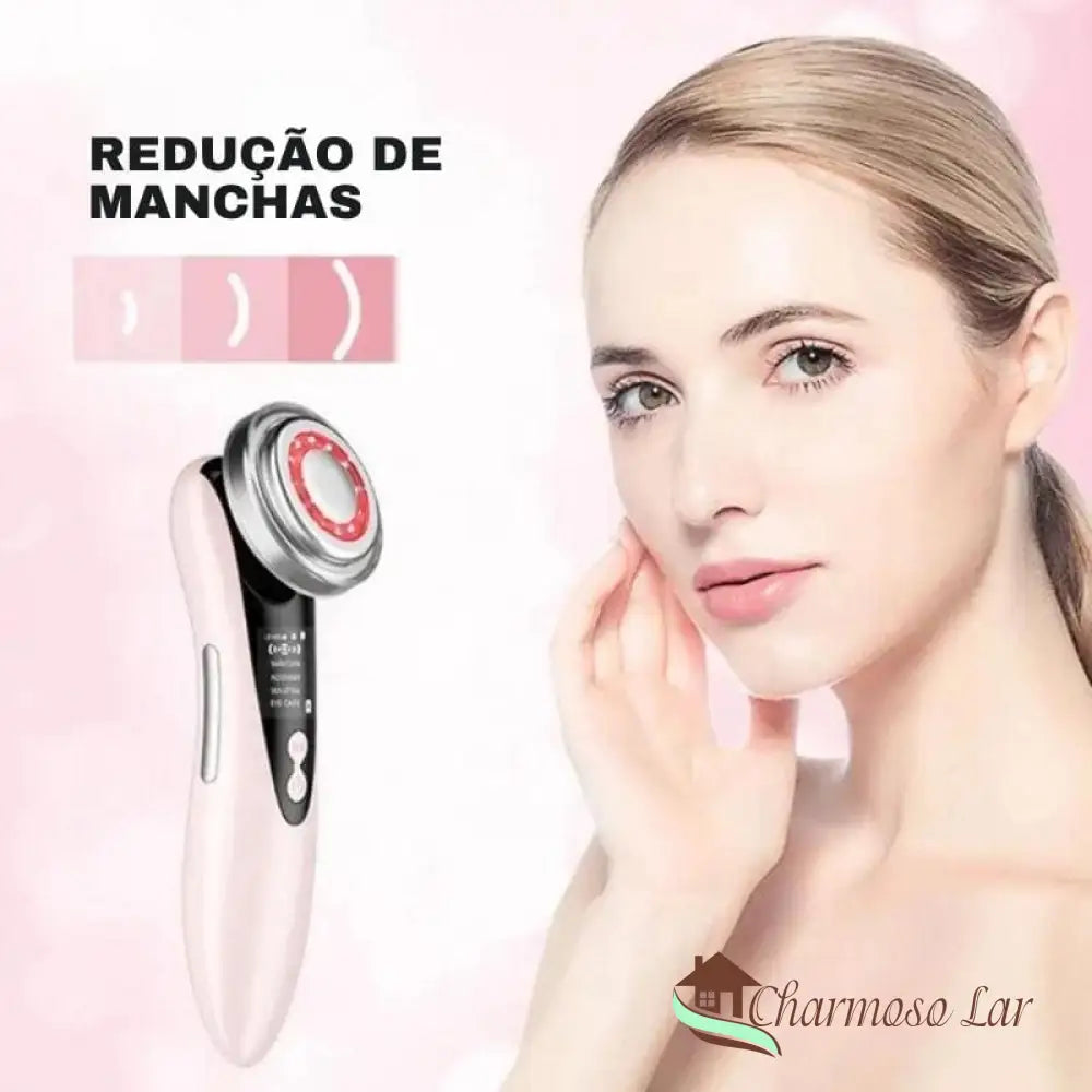 Massageador Facial Elétrico Aparelho De Massagem Multifuncional Charmosolar