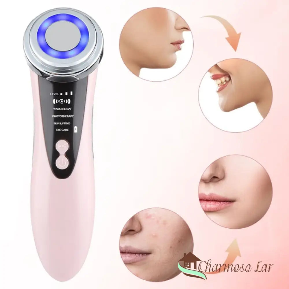 Massageador Facial Elétrico Aparelho De Massagem Multifuncional Charmosolar