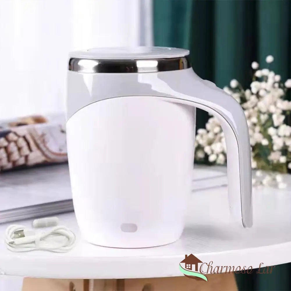 Mixer De Inox Portátil Em Caneca Térmica Charmosolar Cinza