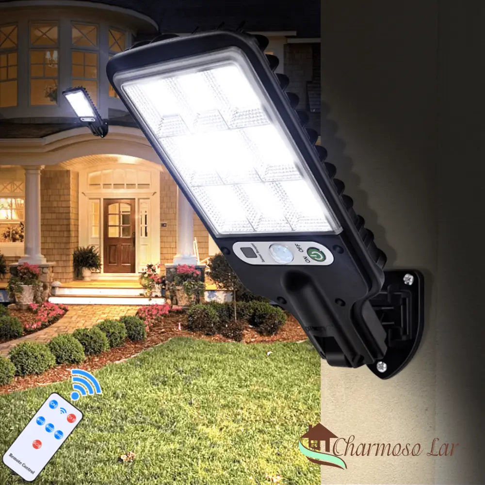 Refletor Solar Led Com Controle Remoto Charmosolar